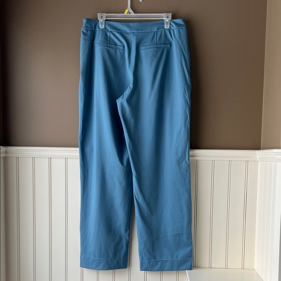 Lululemon Utility Blue Straight-Leg Mid-Rise Pant Full Length *Luxtreme Size L - Picture 9 of 13